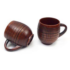 2025 nuevo diseño de jarra de cerveza de madera de lujo superior estándar artículo decorativo para el hogar Venta caliente al por mayor artículo de madera PC Material postre - Product Image 1