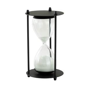 Metal Hourglass Timer Antique Inspired Home Office Desk Table <b>Sand</b> Display Rustic Accent <b>Art</b> Style Classic Look - Product Image 4