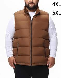 Venta Directa de Fábrica, Chaleco Acolchado Personalizado con Cremallera, Transpirable, de Alta Calidad, Informal, para Hombre, para Invierno, 100% - Product Image 2