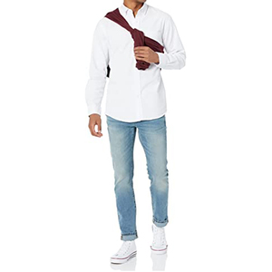 Chemises habillées pour hommes Chemise à manches longues pour hommes Chemise habillée à bon prix pour hommes - Product Image 4