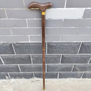 Bastón de Madera Rectangular Tallado y Pulido Artesanalmente, Ecológico, de Alta Calidad, Decorativo y Funcional para Personas Mayores - Product Image 5