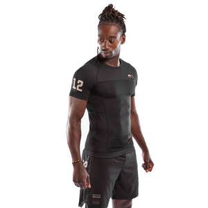 Sublimación personalizada MMA BJJ No Gi Set Manga larga Impresión HD Protector de erupción y pantalones cortos Uniforme Jiu Jitsu Kimono de Jiu Jitsu - Product Image 5