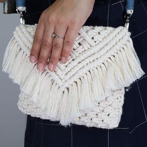 Macrame Women's Fashionable <b>Bag</b> for <b>Girls</b> Woman, Mini Vintage <b>Crossbody</b> <b>Bag</b>, Trendy <b>Bags</b> for <b>Girls</b> OEM Made in Vietnam - Product Image 6