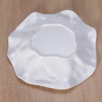 Ensemble de vaisselle écologique en gros, assiette carrée classique, durable, pour restaurant, fête, sans danger pour les aliments, en mélamine, personnalisable