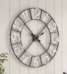 Décoration murale en métal de conception personnalisée pour la décoration en métal avec horloge murale de qualité durable aux prix effectifs - Product Image 4