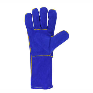 Meilleures ventes de gants de soudage confortables en cuir fabriqués sur mesure avec un design unique Service OEM Couleur unie pour la conduite de soudage - Product Image 2