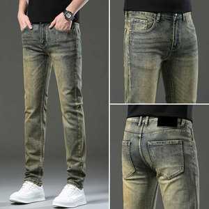 OEM Custom Casual Canvas Full Length Hip Hop <b>Jeans</b> for <b>Men's</b> Low Price Loose Fit Waterproof Breathable - Product Image 3