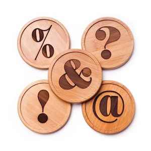 Custom Designed Square Walnut Bamboo <b>Mat</b> Coaster Classic Wooden MDF Pad <b>Beer</b> Drink Table Set with Bulk Packing Factory Supply - Product Image 5