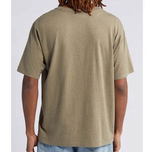 เสื้อยืดโอเวอร์ไซส์สำหรับผู้ชายผ้าคอตตอนเสื้อผ้าแนวสตรีทแวร์เนื้อผ้าโพลีเอสเตอร์/ ผ้าคอตตอน - Product Image 2