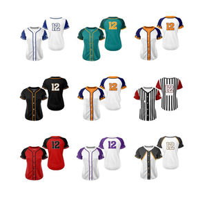 Nuevo Uniforme de Béisbol Ligero y Cómodo, 100% Poliéster, Transpirable, de Secado Rápido, con Estampado Sublimado, Precio Razonable, Personalizado para Adultos - Product Image 2