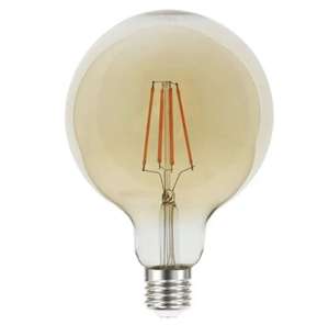 Bombilla LED de Cristal Dorada Vintage, Base E27, 8W, 800LM, Luz Cálida 2200K, Decorativa Residencial, Don Feliz - Product Image 1