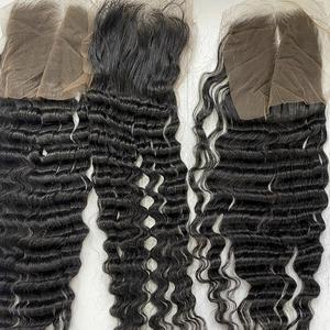 ผมดิบจากเวียดนามปิดแบบมีลูกไม้เต็มหน้า13x4ผมเรมีบอดี้เวฟ - Product Image 3