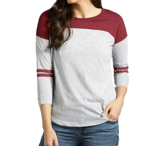 เสื้อยืดพิมพ์ลายสำหรับผู้หญิงเสื้อยืดโลโก้ตามสั่งสำหรับผู้หญิง | บริการ OEM - Product Image 1