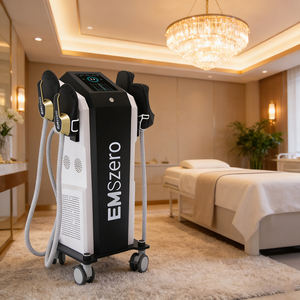 Stimulateur musculaire professionnel <span class=keywords><strong>EMSZero</strong></span>, haute intensité, HIEMT, 15 Tesla, 4 poignées, machine de musculation EMS - Product Image 1