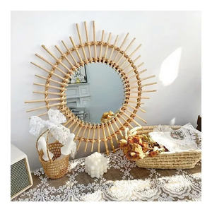 Handwoven Modern Boho Seagrass <b>Mirror</b> Eco-friendly Natural Frame <b>Mirror</b> Wall Hanging Vietnamese Wholesaler Manufacturer - Product Image 3