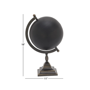 ลูกโลกโลหะโบราณสำหรับตกแต่งบ้านและวันหยุดสำนักงานที่หรูหราประดับโต๊ะแผนที่ภูมิศาสตร์ลูกโลก - Product Image 3