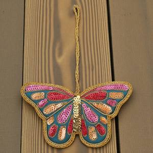 Adorno colgante de mariposa con cuentas y hilo de seda |   Adorno Decorativo Tradicional para Decoración del Hogar, Bodas, Festivales y Regalos - Product Image 3