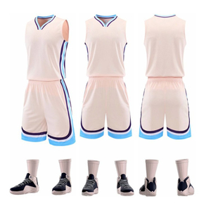 Conception personnalisée à bas prix Maillot de basket-ball vierge Maillot d'uniforme de basket-ball par sublimation et broderie en gros - Product Image 4