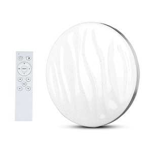 Plafoniera a LED 3-in-1 da 60W D498mm con effetto stellato ondulato e telecomando incluso SKU-14611 - Product Image 1