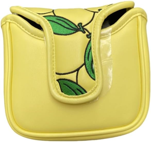 VN fábrica personalizada materia cuadrada Putter cubierta bordado patrón impermeable PU cuero Golf Headcover Solf Material interior - Product Image 3