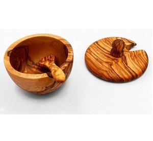 Tazón de mezcla hecho a mano ecológico de madera de acacia natural para uso seguro de alimentos resistentes por Chefs & Bakers de alta calidad - Product Image 4