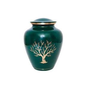 Diseño clásico de aluminio de alta tendencia, latón, grabado a mano para cenizas de adultos, urna de cremación, tamaño personalizado, forma, Color - Product Image 2