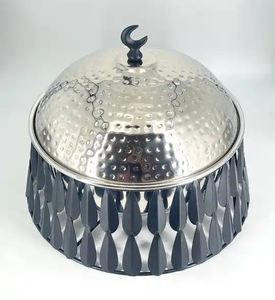 Plat de service moderne en métal de qualité supérieure, écologique, chauffe-plat, vaisselle, vente en gros, best-seller - Product Image 2