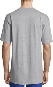 Camiseta de Cuello Redondo para Hombre, Color Gris, de Algodón, Estilo Casual de Verano, Tejido Liso Teñido, Manga Corta, Ligera, de Secado Rápido, Digital - Product Image 2