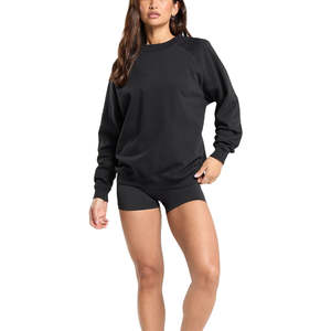 Sweat-shirt à capuche pour femmes grande taille, tendance hivernale, de haute qualité, logo personnalisé sur le devant, tissu en toile, 100% coton, écologique - Product Image 5