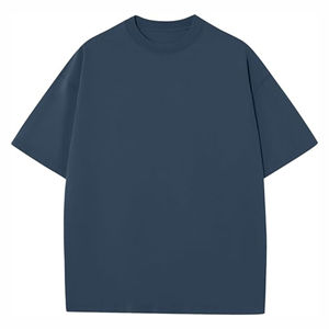 Proveedor de camisetas, camiseta de gran tamaño de algodón a la moda, camiseta en blanco con ajuste cuadrado personalizado para ropa de hombre, camiseta de peso pesado, estilo OEM - Product Image 4