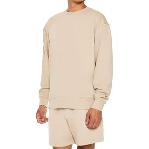 Sudadera con logotipo personalizado para hombre, venta al por mayor de algodón para hombre, conjuntos cortos de verano de dos piezas, conjunto informal de manga larga para hombre 2026 - Product Image 6