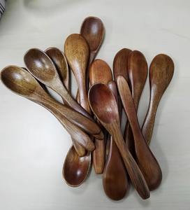Premium Wooden Spoon Set Handmade Natural Wood Cooking Utensils Tools for Home Kitchen Restaurant Available At Best Market Price - Product Image 4