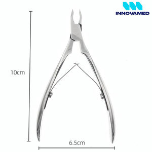 Outil de coupe-ongles chirurgical en acier inoxydable pour soins de pédicure Utilisation dans le salon Pince à cuticules avec pinces de podiatrie à long manche - Product Image 6