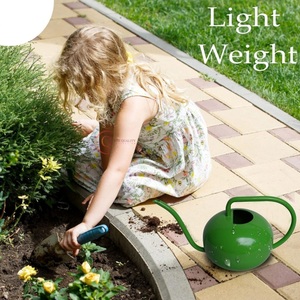 Offre Spéciale Produits Arrosoir rond en étain robuste avec poignée pour fournitures d'arrosoir en gros de fleur de plante de jardin - Product Image 5