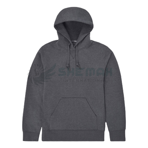 Sudadera con capucha de algodón 100% de alta calidad para hombre, forro polar térmico de invierno con bordado impreso personalizado, capucha sólida cálida a la venta - Product Image 6