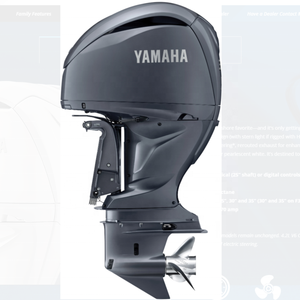Moteur hors-bord Yamaha fabriqué au Japon, 4 temps, démarrage électrique, refroidissement par eau, FL300DETX, 25 pouces, à vendre - Product Image 2