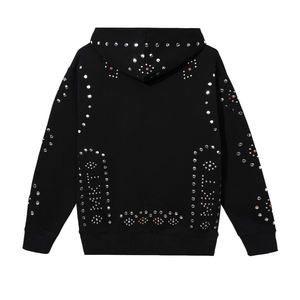 Nueva Sudadera con Capucha para Hombre, Diseño Personalizado con Pedrería, Suave, Duradera, Transpirable, de Secado Rápido, 100% Algodón - Product Image 2