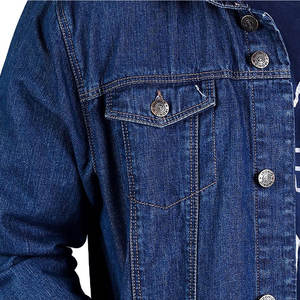 Veste en jean pour homme sur mesure, vêtement d'extérieur classique avec logo brodé personnalisé et design personnalisé, veste d'hiver - Product Image 5