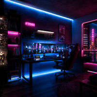 Bande lumineuse LED intelligente - Couleurs magiques de rêve RGB pour salle de jeu et home cinéma, adressable DMX512 IP68