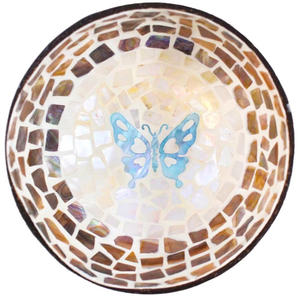 ชามฝังมุกเปลือกมะพร้าวงานฝีมือสุดฮิต ชามตกแต่งทำมือสำหรับรับประทานอาหารและเป็นของขวัญ ดีไซน์ใหม่ล่าสุด - Product Image 4