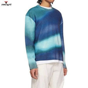 Suéter de Invierno para Hombre, Nuevo, de Manga Larga, Peso Estándar, Tejido de Punto, Talla Grande, Secado Rápido, Antiarrugas, Personalizado en la Parte Delantera - Product Image 2