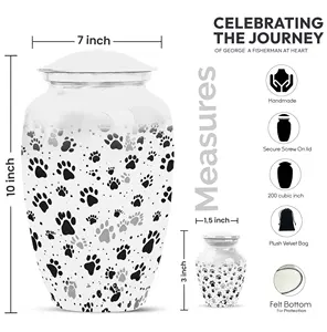 Urna Funeraria Clásica Remembering Paws para Hombre - Product Image 2
