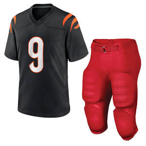 Comprar uniformes de fútbol americano OEM personalizados de alta calidad Diseño de Nueva temporada conjunto de fútbol juvenil - Product Image 1