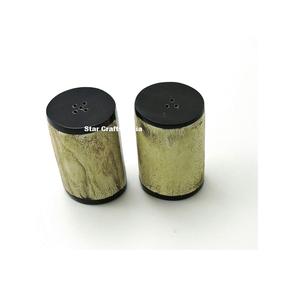 Sels et poivrières de qualité supérieure en corne naturelle, avec tamis en carton et couvercle en papier, outils pour herbes et épices en provenance d'Inde - Product Image 5