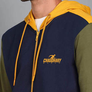 Totalmente personalizado estilo casual básico cremallera sudaderas con capucha nueva llegada cómodo hombres cremallera sudaderas con capucha - Product Image 6