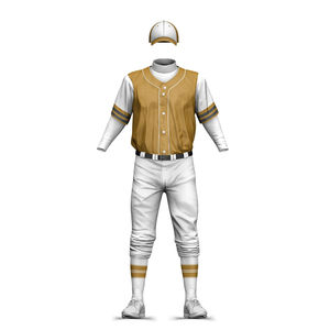 Haute qualité confortable vêtements de sport léger hommes respirant Baseball uniforme en plusieurs couleurs ensemble conception en gros - Product Image 2