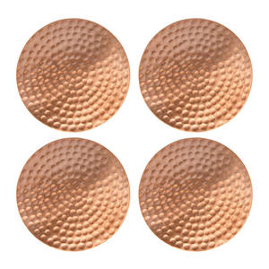 Posavasos de cobre hechos a mano para bebidas, posavasos de latón macizo para mesa, tamaño personalizado, precio barato con uso hecho a mano - Product Image 2