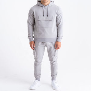 ชุดออกกำลังกาย2025สำหรับทุกเพศเสื้อผ้าคอตตอนผ้าฟลีซ100% บางเบาออกแบบได้ตามต้องการสำหรับฤดูใบไม้ผลิฤดูใบไม้ร่วง - Product Image 1