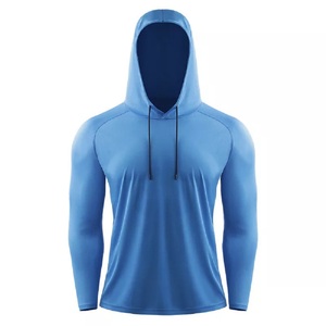 เสื้อฮู้ดแขนยาวแบบสวมหัวมีฮู้ดสำหรับผู้ชายเสื้อกีฬากันแดดสีพื้นเสื้อลำลองสำหรับฤดูใบไม้ร่วงพิมพ์ลาย - Product Image 4