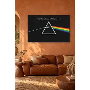 Impression sur toile Fida Dark Side of the Moon Rainbow Prism - Product Image 2